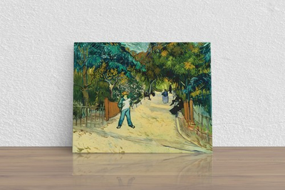 #ad Vincent van Gogh quot;Entrance to the Public Park quot; Canvas Print Wall Art Home Decor $34.99