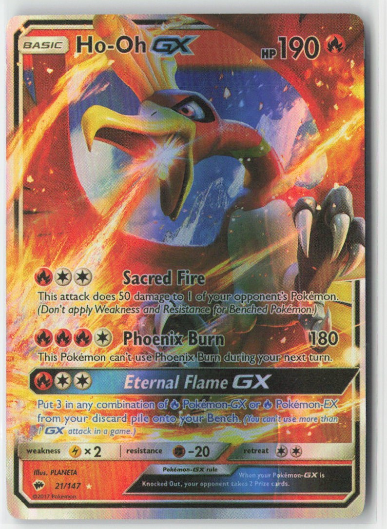 SM - Burning Shadows #21/147 Ho-Oh GX