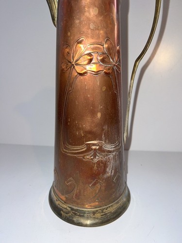Jugendstil Kupferkanne Schenkkanne 33 cm - Bild 3 von 12