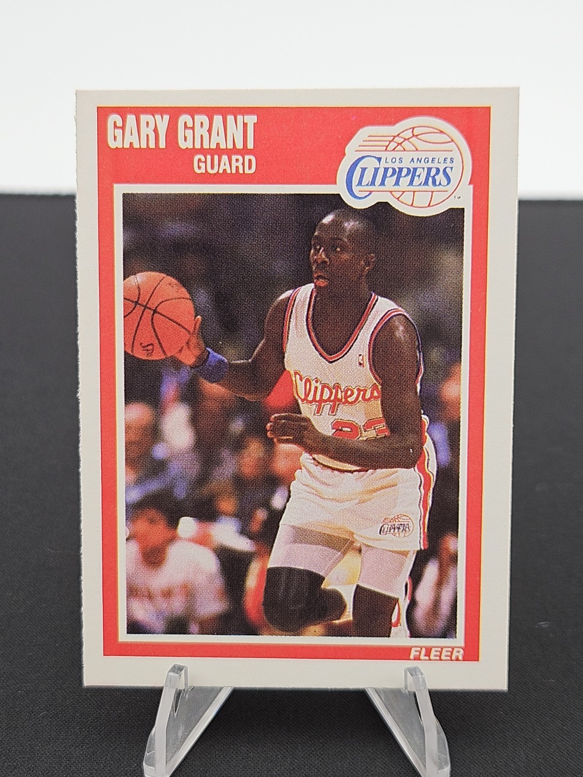 1989-90 Fleer Basketball Gary Grant #70 Los Angeles Clippers NBA