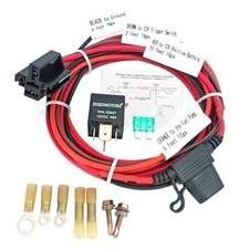 Electric Fuel Pump Relay Kit Fuel Pump Wiring Harness Bypass 40 AMP Waterproof