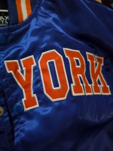 New York 90's Satin Starter Jacket - Men's XL image 5