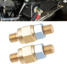 2 PCS Car Side Post Battery Terminal Extender Bolts, 3/8"-16 Side Post Batte