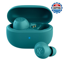 JLab Go Pop ANC True Wireless Earbuds w/ Charging Case, Teal