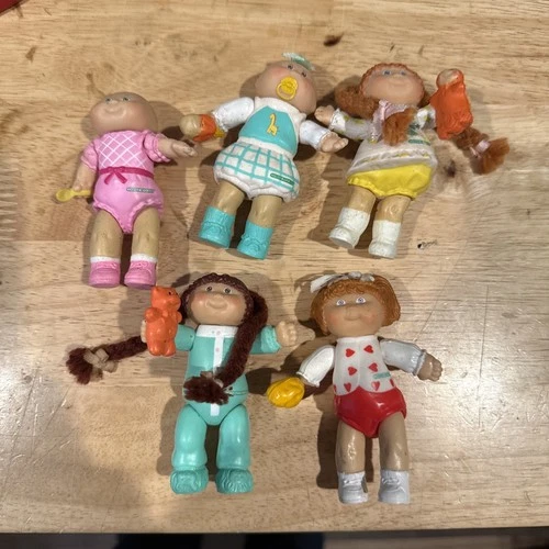 Cabbage Patch Kids CPK Mini PVC Collectible Figures Lot Vintage 1984 80s Toy OAA