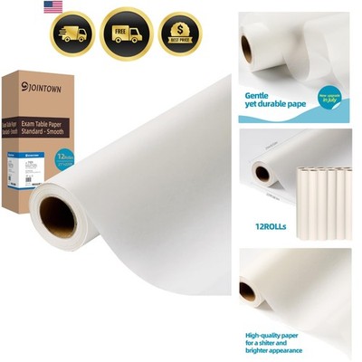 Exam Table Paper - New Upgrade Barrier Protection, 21'' x 225ft, Smooth White ...