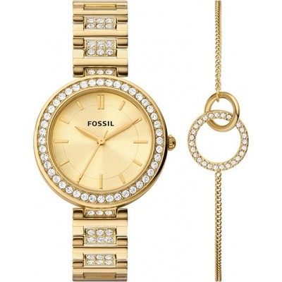 Fossil BQ3903SET Damen Uhr & Geschenk-Set | Edelstahl | Analog | Neu & OVP | Uhr