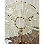 Vtg Fostoria Baroque Serving Platter 13.25" Amber Elegant Depression Glass