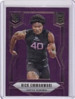 2025 Donruss Elite Football Purple Nick Emmanwori #199