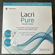 Menicon Lacri Pure Lens Rinse & Insertion,98 ...