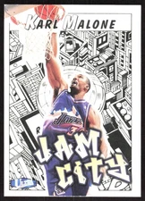 4751H 1997-98 Fleer #7 Karl Malone JAME CITY