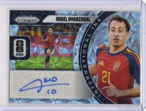 2026 Panini Prizm FIFA World Cup Mikel Oyarzabal Spain Int'l Ink Auto