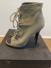 Giuseppe Zanotti Design | High Heel Ankle Boots Peeptoe Military 40 Wie NEU