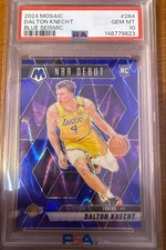 2024-25 Panini Mosaic - NBA Debut Dalton Knecht #264 Seismic Blue Mosaic...