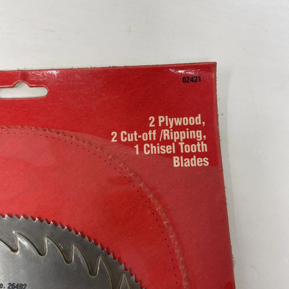 "Paquete variado de hojas de sierra VERMONT AMERICAN 7 1/4"" - Lote de 5 hojas" Foto 4 de 4