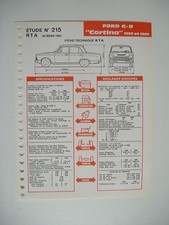 Revue technique Ford CORTINA