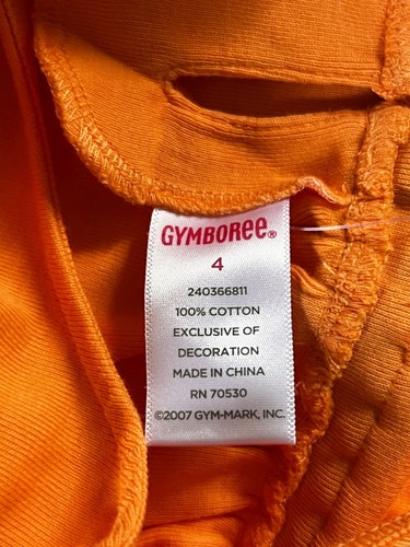 Gymboree TROPICAL GARDEN Braided Belt Swing Orange Cap Sleeve Top, Size 4T - New - Picture 7 of 12