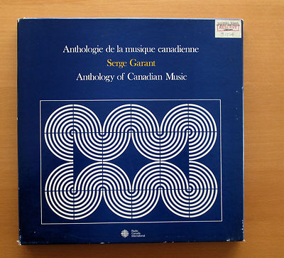 Anthology Of Canadian Music Serge Garant 4xLP Radio Canada International Vol 1-4