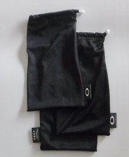 Oakley Black Micro Fiber Soft Cloth Cleaning Bag Lot of 3 Medium Size 3.5"x6.5"