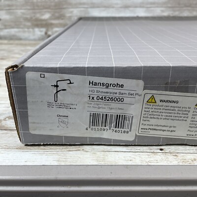 Hansgrohe Chroma Retrofit Shower System Showerpipe Shower Set Chrome (04526000)