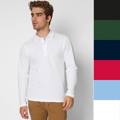 Nath Men's Polo Long Sleeve K7 Long Men Herren Poloshirt NEU