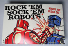 Rock 'Em Sock 'Em. Knock His Block Off Robots Game (Read Description Below)
