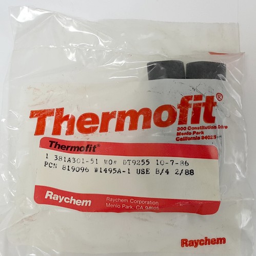 x10 LOT INSULATION SLEEVING THERMOFIT 381A301-51 381A3-1 SERIES Raychem Corp.