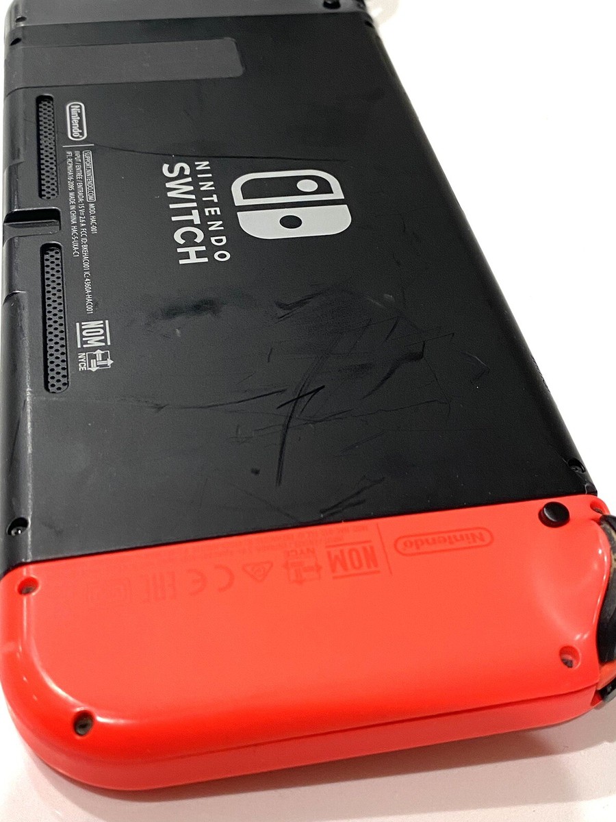 Nintendo Switch 赤黒 Nintendo Switch Gray Console with Neon Red and Black Joy-Con