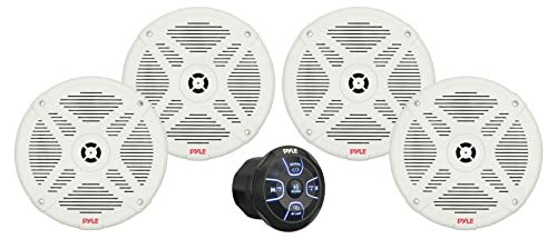 Pyle PLMRKT401 6.5 Inch Waterproof Marine Off-Road Speakers-image