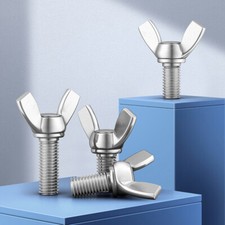 Wing Bolt Wing Screw Stainless Steel Butterfly Bolt Screw Thumb Hand Screws M4-8