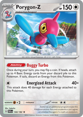 Porygon-Z 144/182 Rare Holo | Paradox Rift | Pokemon Card | eBay