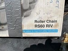 RS-60 Tsubaki RS 60 RIVETED Roller Chain LOT RS60RIV 46" 36" Long 1 LINK