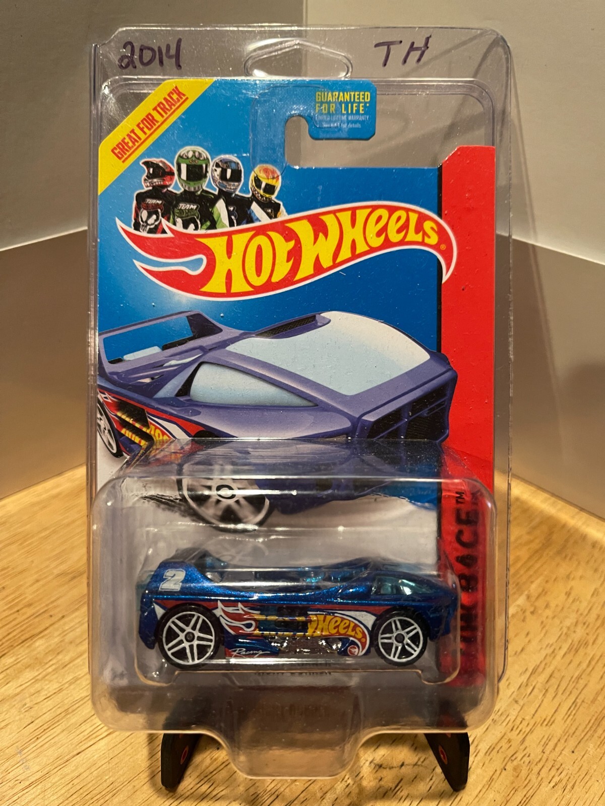 Hot Wheels 2014 Night Burner #147 HW Race Treasure Hunt w/Protector