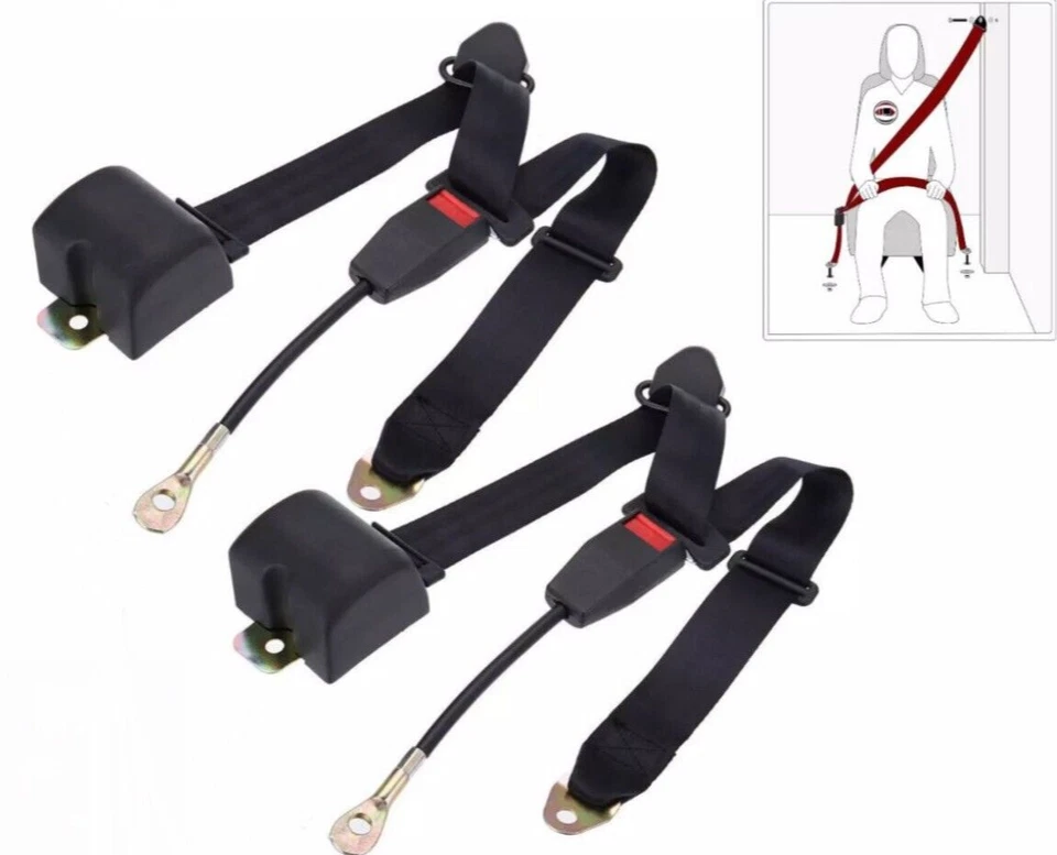 For All Opel Car Seat Belt Front Adjustable Secure Fit - Image 3 of 4