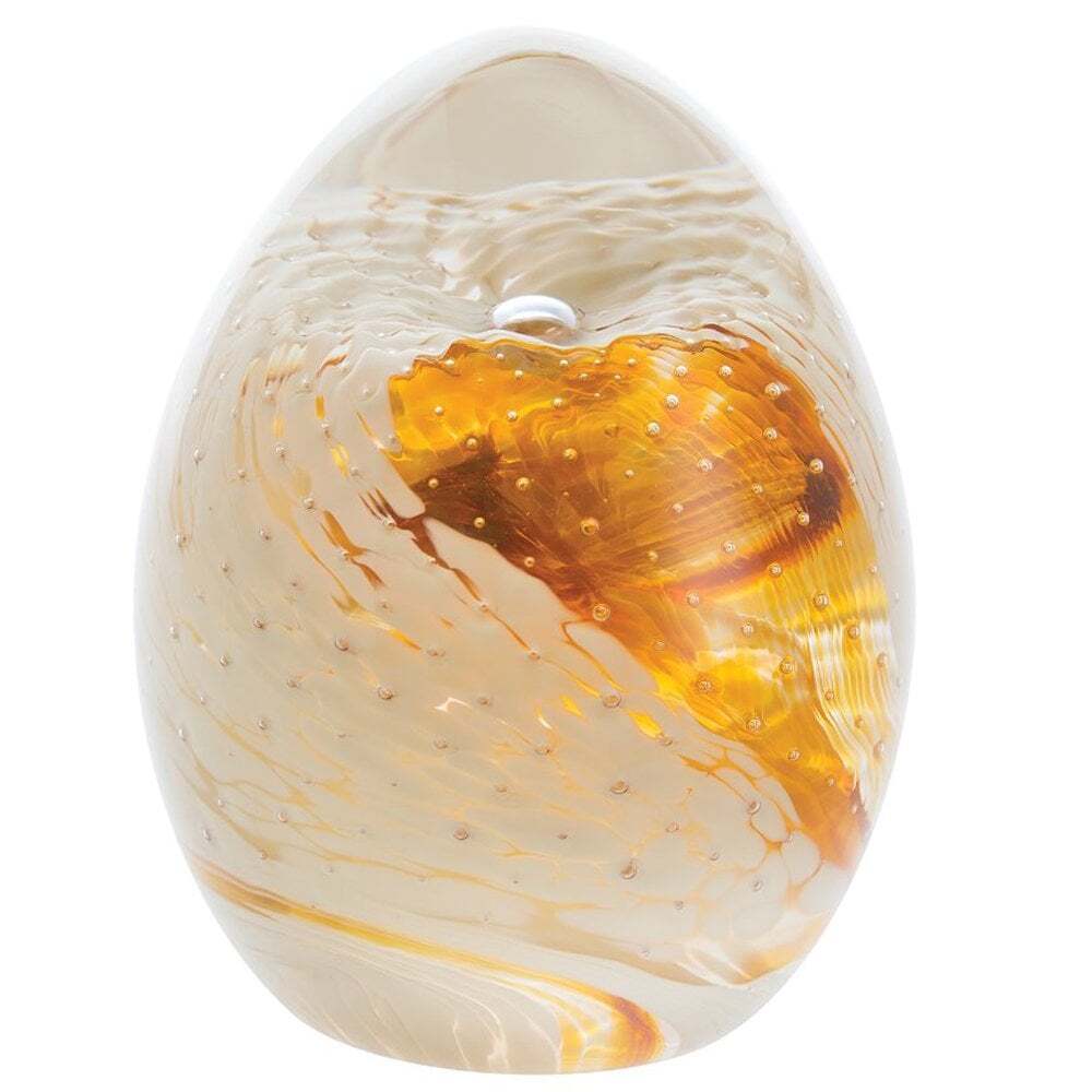 Caithness Glass Blessings Gold Paperweight U04069