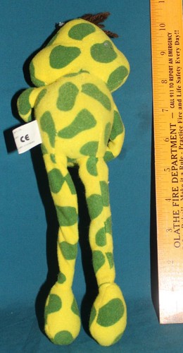 TOY CONCEPTS Bendable Frog Plush Doll - 1996 green animal - Picture 2 of 3