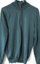 Jos. A. Bank Traveler's Collection Mock Neck Sweater Men's Green Medium.  39 