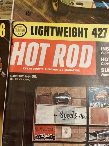 Sports Car Graphic Hot Rod Speed Age Magazine Lot Vintage Cars 5 Issues 50s 60s - Picture 9 of 13