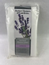 Better Homes & Gardens Peva Shower Curtain Liner 70" x 72" Lavender Scented Heav