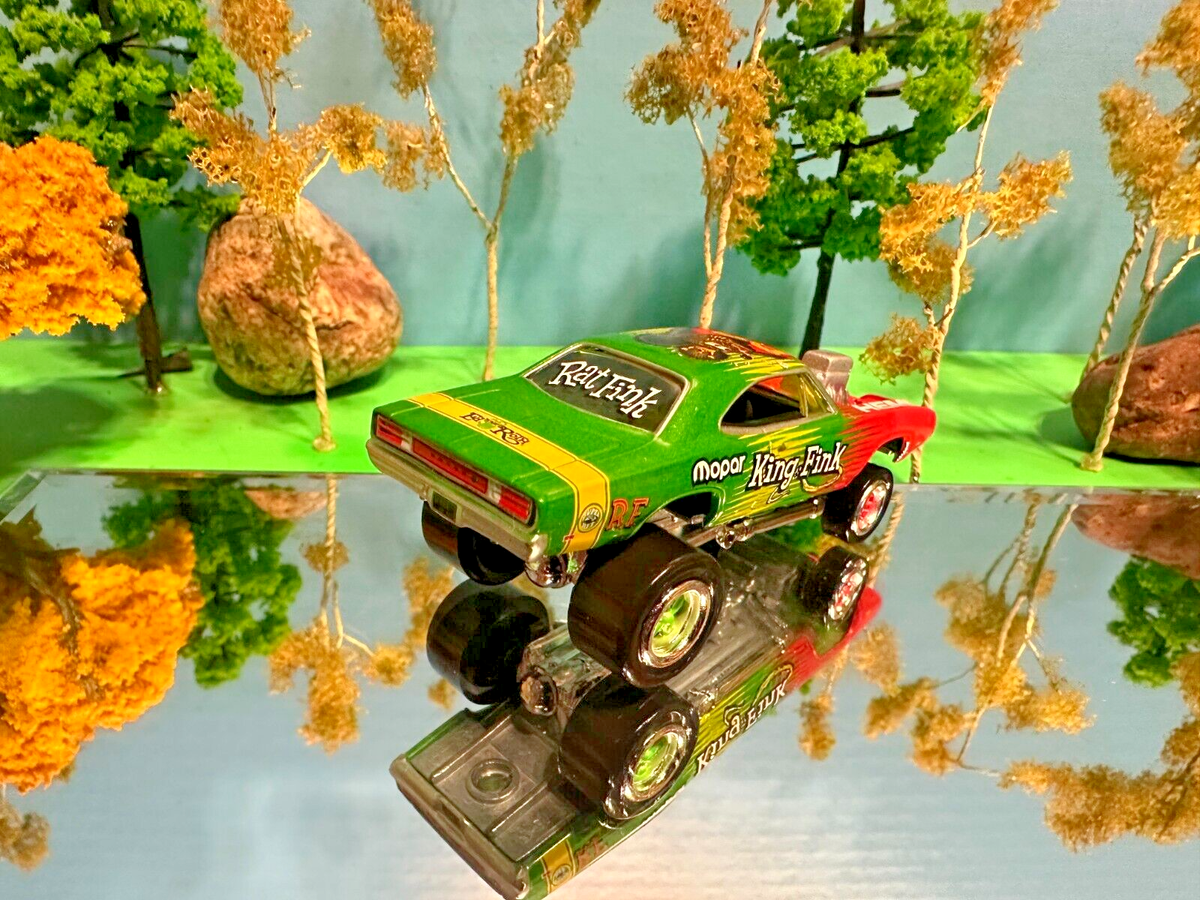 8*e様 60's ビンテージ Mr Rat Fink MANI-YACK ラッ 1/18 1965 Ford Mustang A/FX Orange Metallic 
