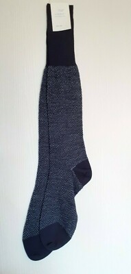 Chaussettes Mi-bas Zanzi En Laine Et Polyamide - Taille 40/41, Tricolore Gris/noir, Made In France