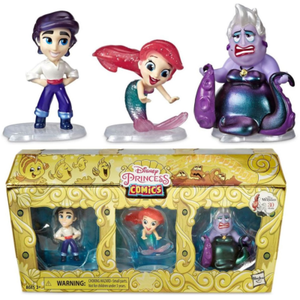little mermaid figure set