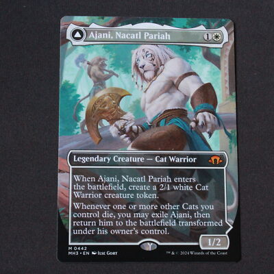 Ajani, Nacatl Pariah (Borderless) 442 MTG Modern Horizons 3 (MH3