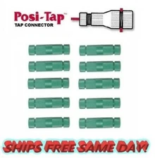 Posi-Lock 6-8 Gage Green, (EX-485, #620) Insulated Butt Splice 10 PACK! PL0608