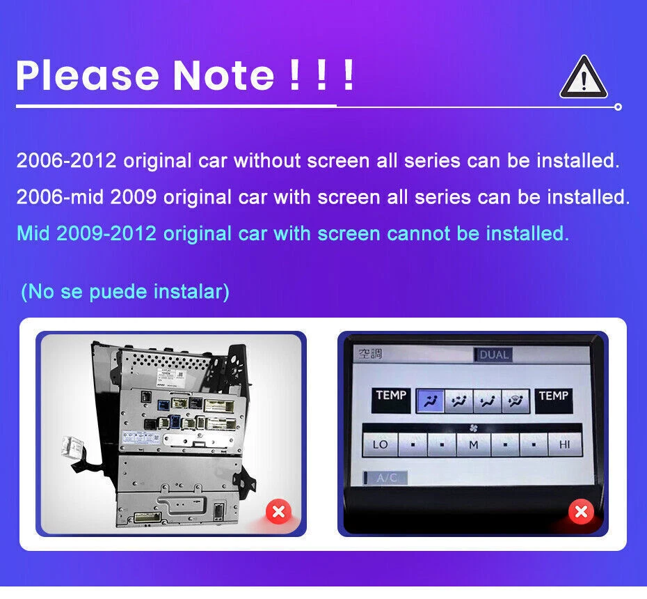 For Lexus IS250 IS350 2006-2012 Apple CarPlay Android AUTO Car Stereo Radio GPS Foto 3 de 4