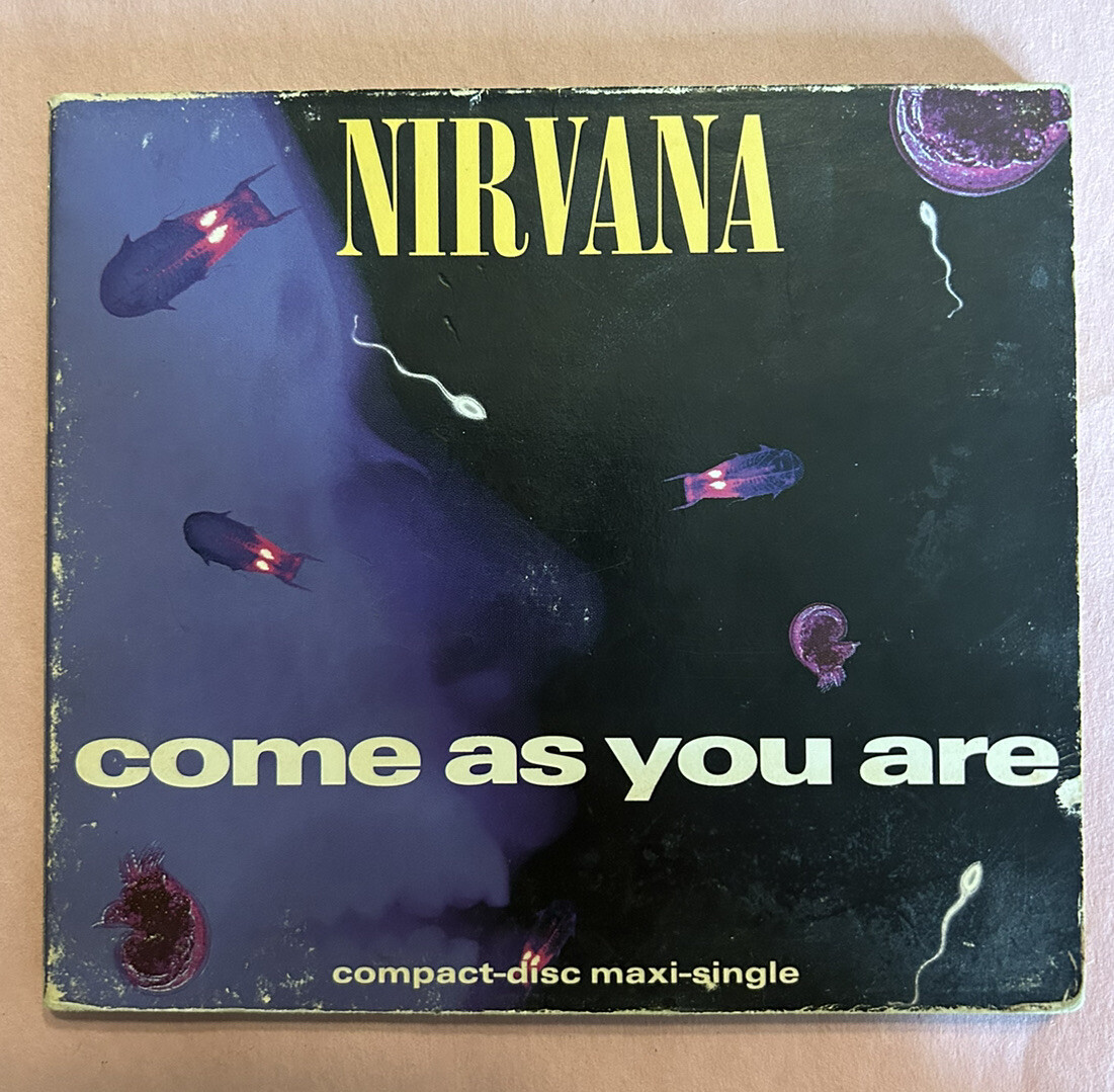 1991 NIRVANA-COME AS YOU ARE-CD MAXI SINGLE-SCHOOL(live)-DRAIN YOU