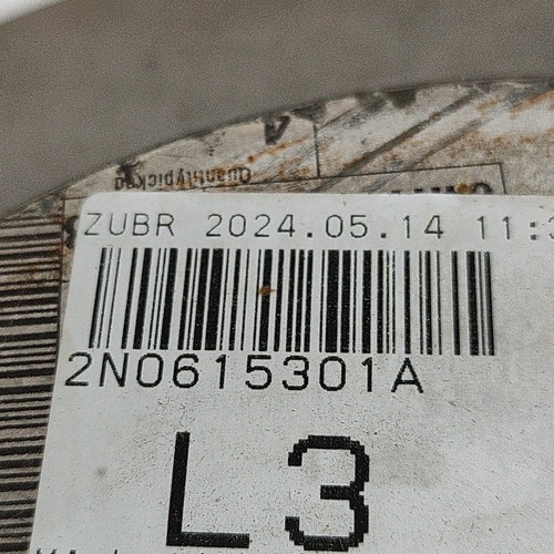 VW Crafter Furgon Sy Front Right Brake Disc 2N0615301A New EURLICHE - Picture 6 of 6