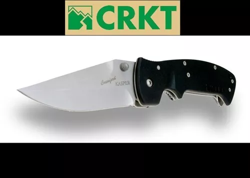 Vintage Original  CRKT  Crawford Kasper 6773 Tactical Folding Knife Taiwan