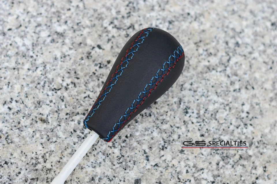 BMW e36 gear knob M3 E39 E46 E38 Z3 OEM look GENUINE leather automatic shift - Image 4 of 4