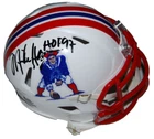 MIKE HAYNES signed (NEW ENGLAND PATRIOTS) mini football helmet BECKETT BP30405